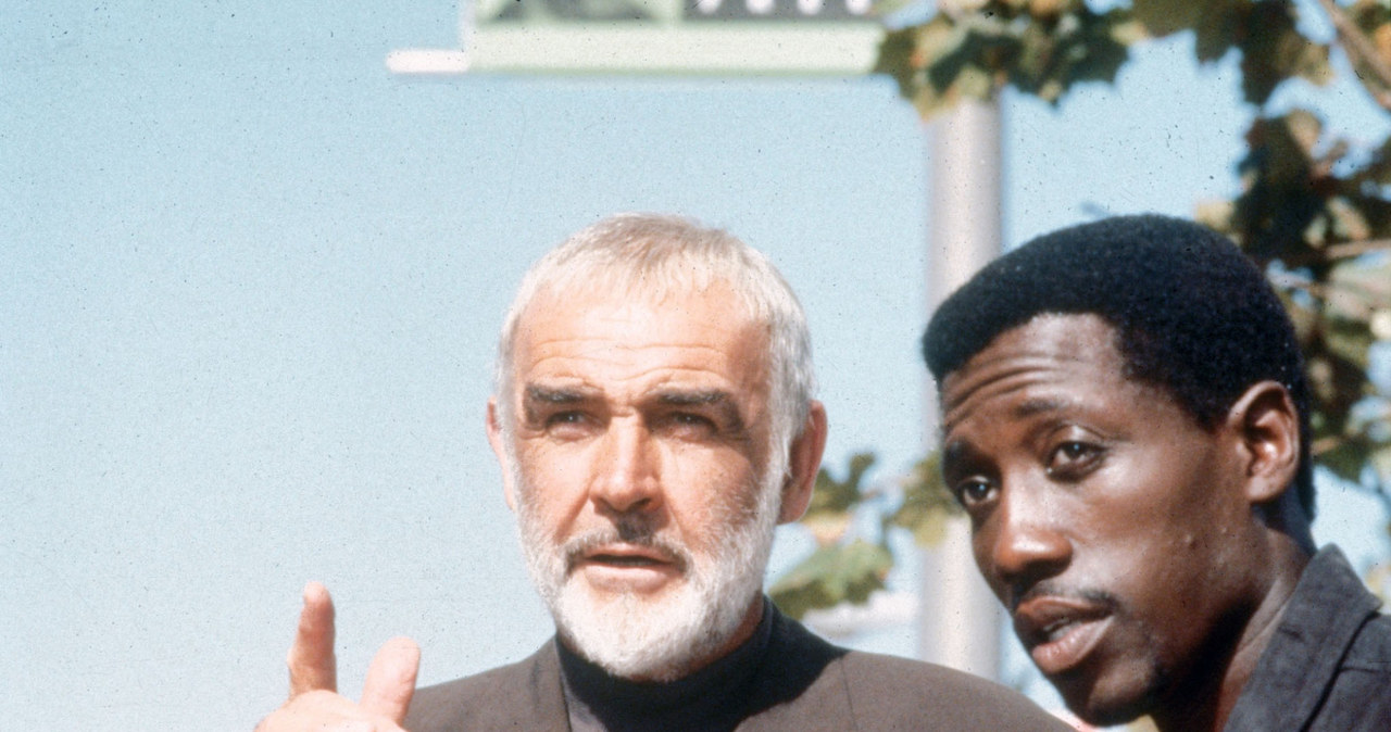 Sean Connery i Wesley Snipes na planie /Mary Evans Picture Library /East News