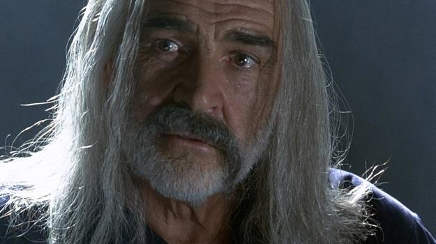 Sean Connery jako John Patrick Mason, jedyny więzień, który uciekł z Alcatraz, w scenie z "Twierdzy" /materiały prasowe