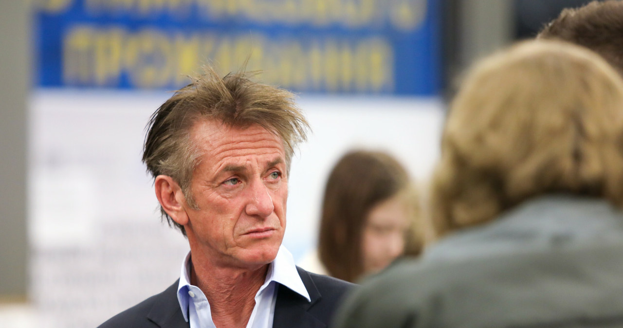 Sean Penn w Krakowie /Jan Graczyński /East News