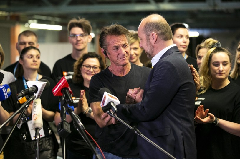 Sean Penn w Rzeszowie /Anadolu Agency / Contributor /Getty Images