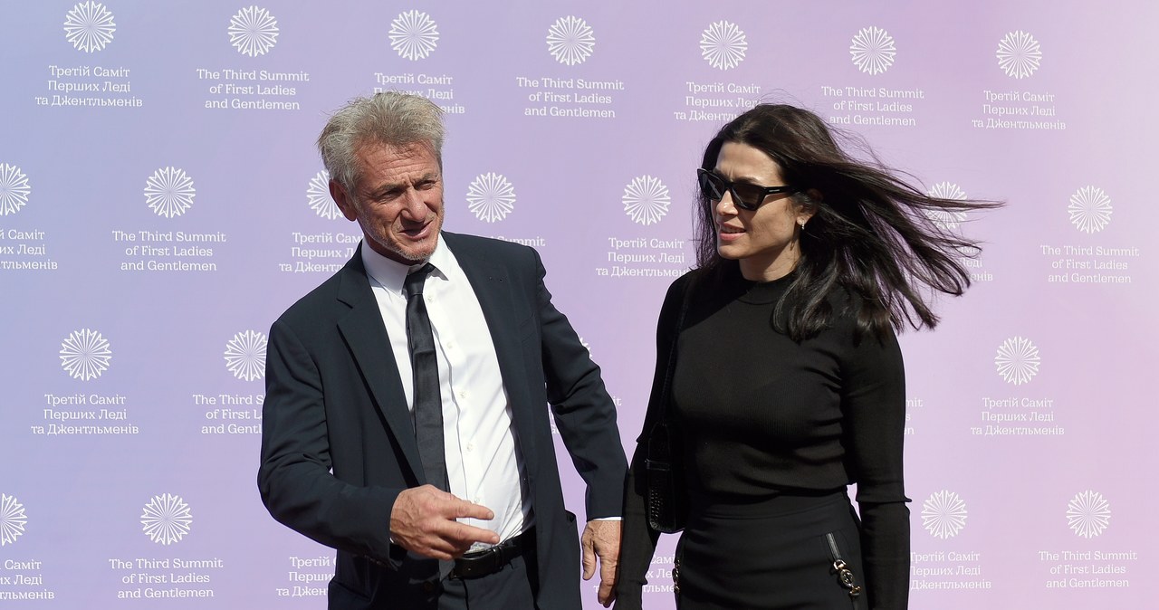 Sean Penn ze swoją nową wybranką /Kaniuka Ruslan / Ukrinform/Future Publishing via Getty Images /Getty Images