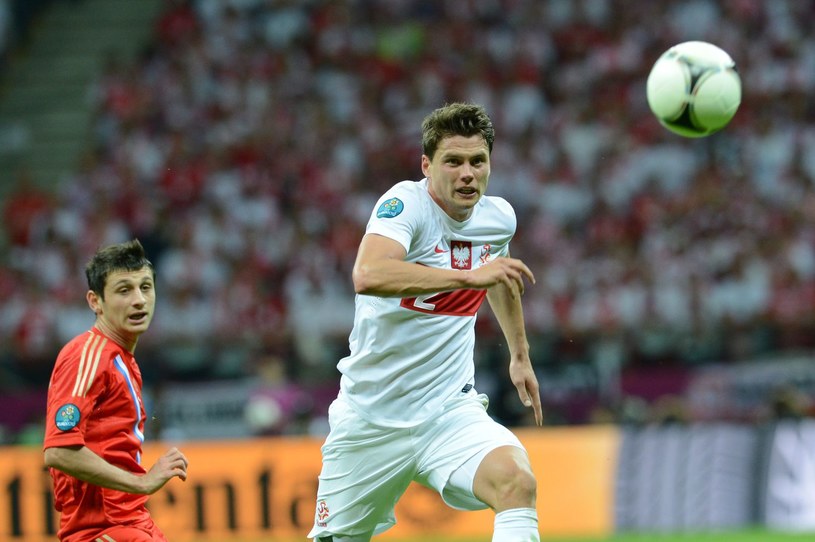 Sebastian Boenisch w meczu z Rosją podczas Euro 2012 /AFP