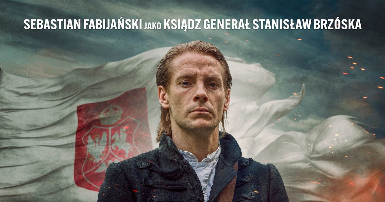 Sebastian Fabijański na plakacie filmu "Powstaniec 1863" /materiały prasowe