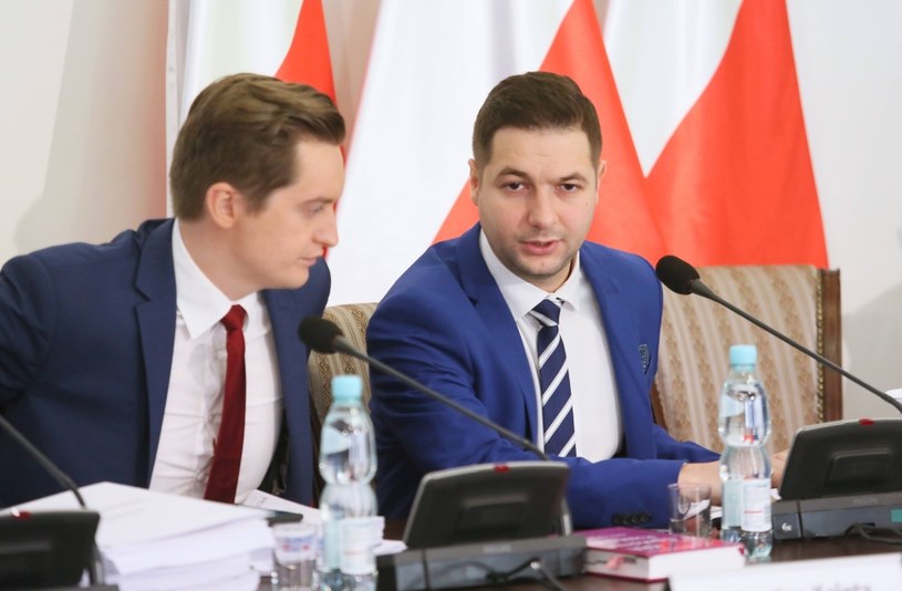 Sebastian Kaleta i Patryk Jaki /Leszek Szymański /PAP