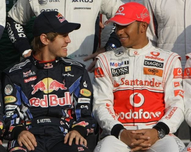 Sebastian Vettel i Lewis Hamilton /AFP