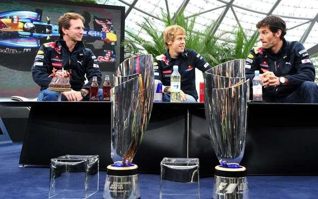 Sebastian Vettel i Mark Webber - gwiazdy teamu Red Bull /AFP