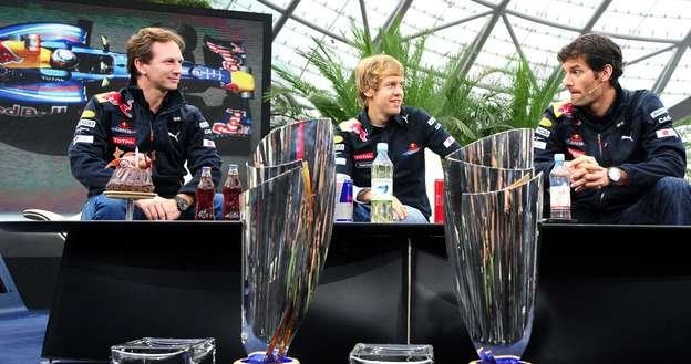 Sebastian Vettel i Mark Webber - gwiazdy teamu Red Bull /AFP