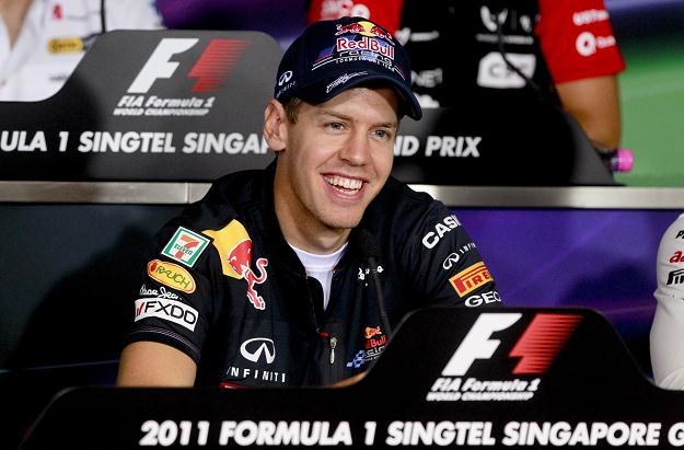 Sebastian Vettel już w Singapurze może zapewnić sobie tytuł mistrza świata /PAP/EPA