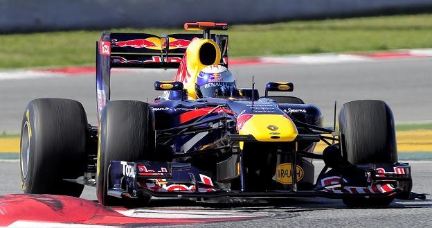 Sebastian Vettel na torze Montmelo /AFP