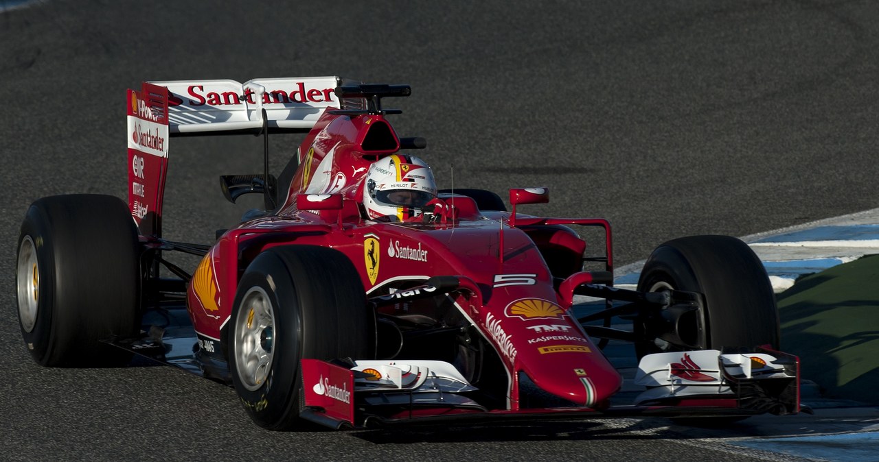 Sebastian Vettel na torze w Jerez /AFP