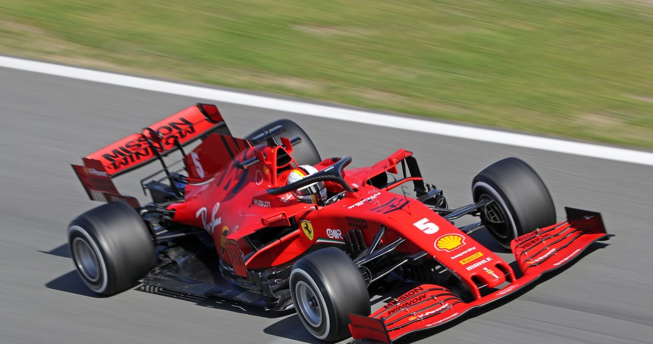 Sebastian Vettel na torze /Getty Images