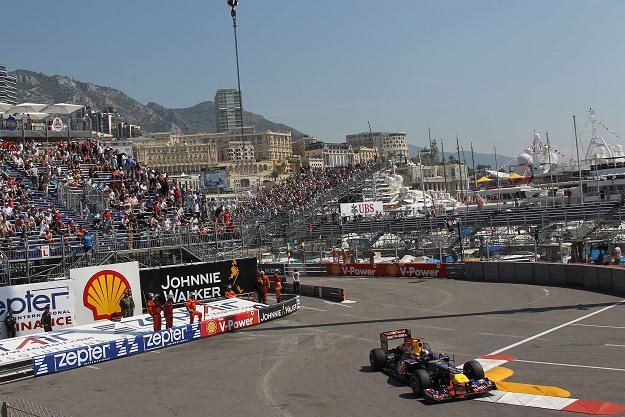Sebastian Vettel w piątek był najszybszy na ulicach Monte Carlo /AFP