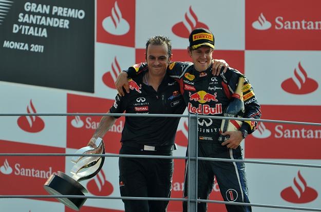 Sebastian Vettel (z prawej) /AFP