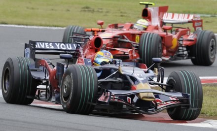 Sebastien Bourdais i Felipe Massa na torze w Japonii /AFP