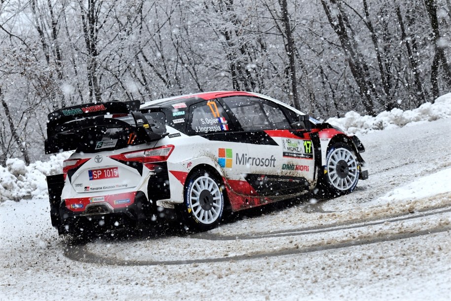 Sebastien Ogier na trasie /Reporter Images /PAP/EPA