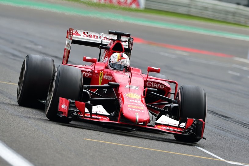 Sebastien Vettel podczas Grand Prix Belgii /AFP