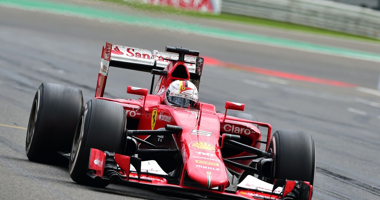 Sebastien Vettel podczas Grand Prix Belgii /AFP