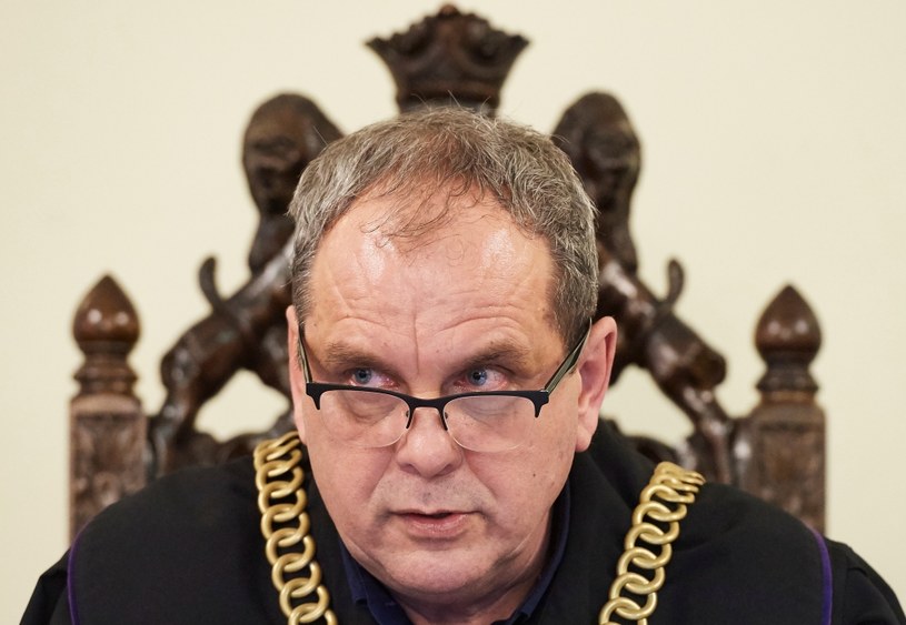 Sędzia Dariusz Malak przewodniczy rozprawie. Przed Sądem Apelacyjnym w Gdańsku /Adam Warżawa /PAP