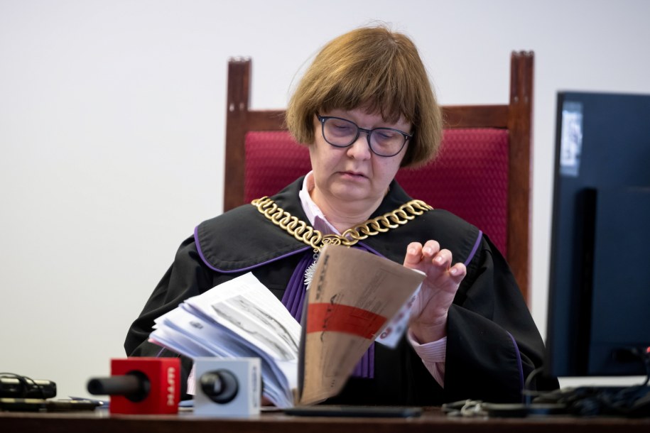 Sędzia Joanna Rucińska ogłasza wyrok Sądu Okręgowego w Poznaniu /	Jakub Kaczmarczyk   /PAP