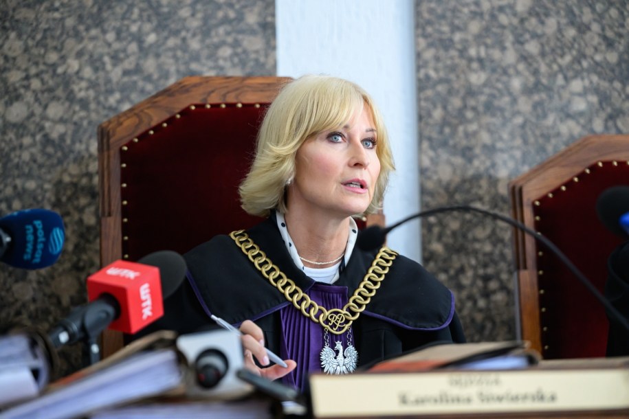 Sędzia Karolina Siwierska /	Jakub Kaczmarczyk   /PAP