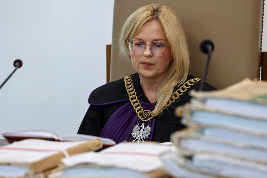 Sędzia Katarzyna Kisiel na sali rozpraw Sądu Apelacyjnego w Warszawie /Albert Zawada /PAP