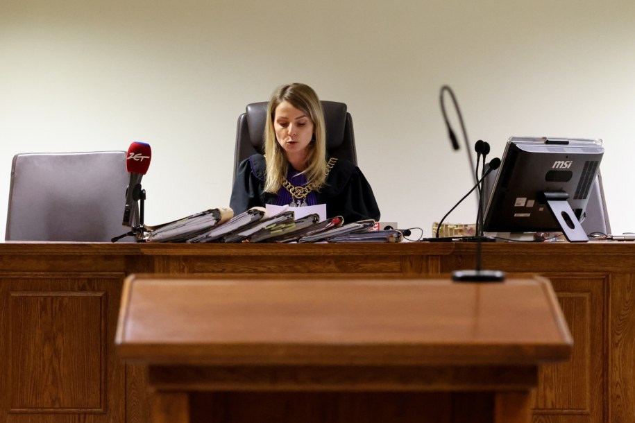 Sędzia Katarzyna Wanat w Sądzie Rejonowym dla Warszawy-Pragi Północ / 	Albert Zawada /PAP