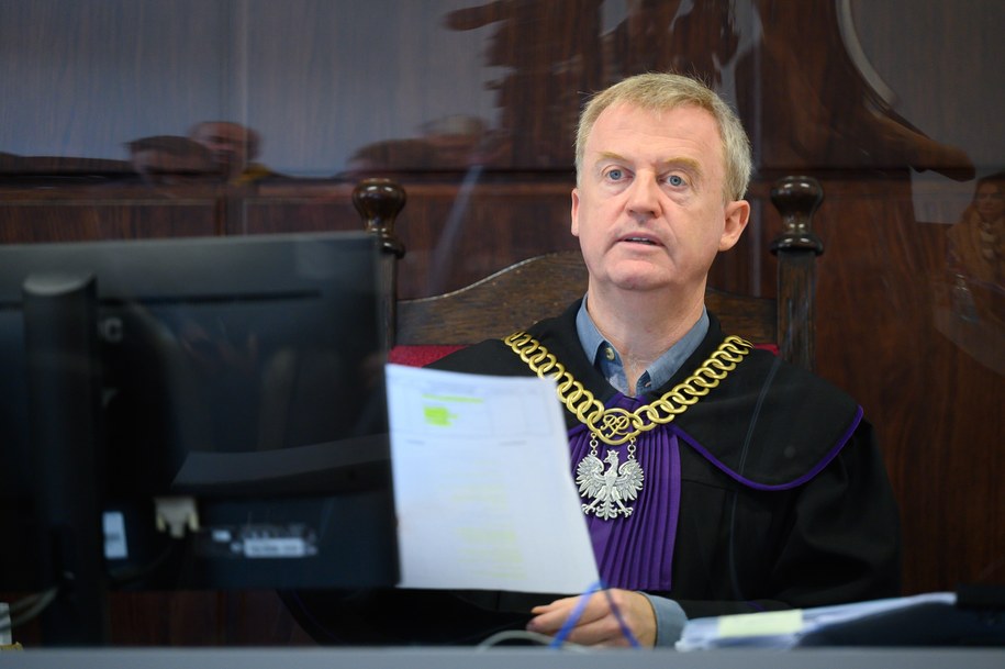 Sędzia Piotr Kurczewski /Jakub Kaczmarczyk /PAP