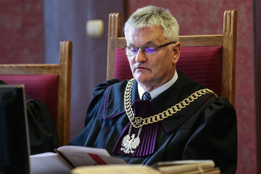 Sędzia przewodniczący Michał Marzec /Dominik Gajda /PAP