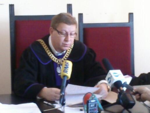 Sędzia Ryszard Milewski po powrocie do pracy /Kuba Kaługa /RMF FM