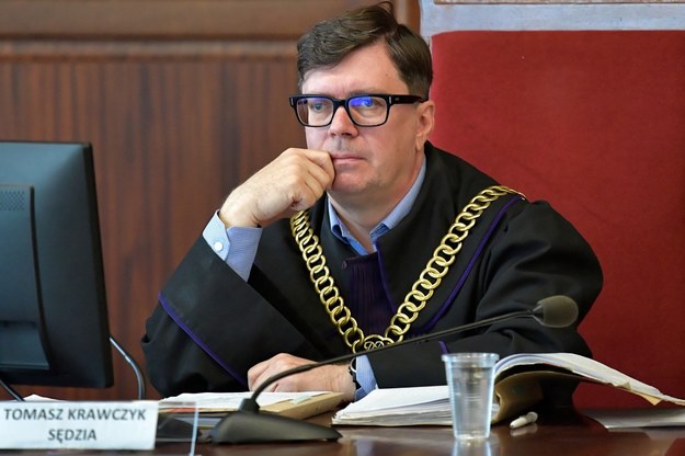 Sędzia Tomasz Krawczyk na sali Sądu Okręgowego we Wrocławiu /Sebastian Borowski /PAP