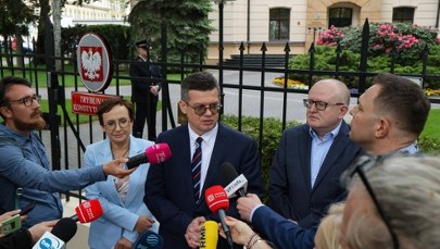 Sędziowie pojawili się przed Trybunałem. 