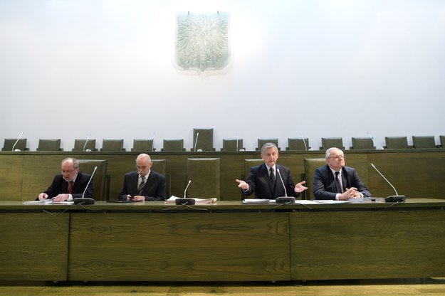Sędziowie Sądu Najwyższego podczas wtorkowego posiedzenia /Jacek Turczyk /PAP