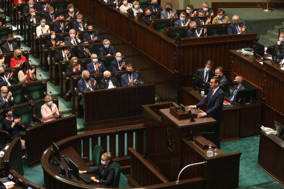 Sejm debatuje o stanie wyjątkowym przy granicy z Białorusią /Albert Zawada /PAP