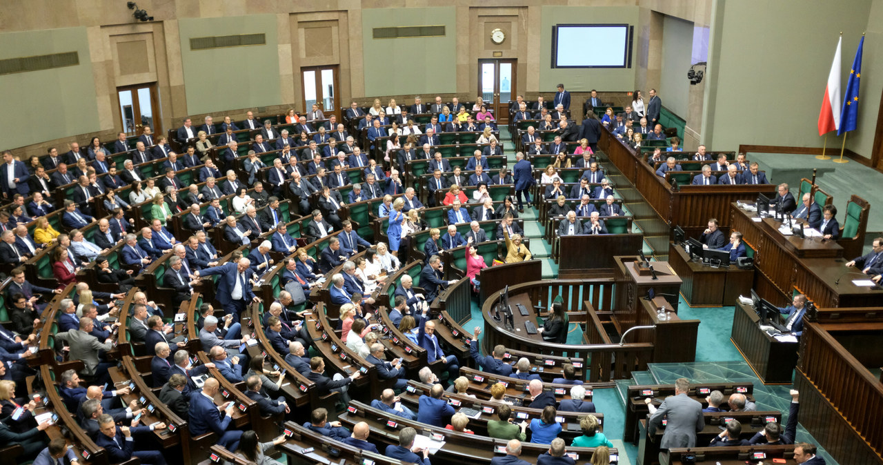 Sejm podjął decyzję w sprawie absolutorium dla rządu /Piotr Molecki /East News