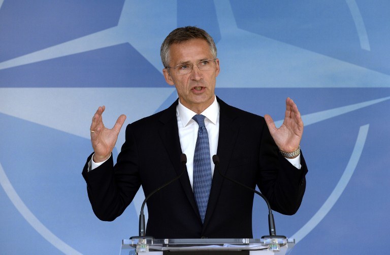 Sekretarz generalny NATO Jens Stoltenberg /THIERRY CHARLIER /AFP