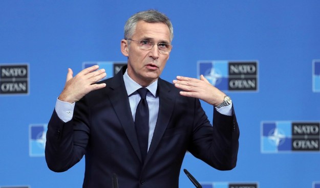 Sekretarz generalny NATO Jens Stoltenberg /OLIVIER HOSLET /PAP/EPA