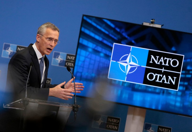 Sekretarz generalny NATO Jens Stoltenberg /Virginia Mayo /AFP