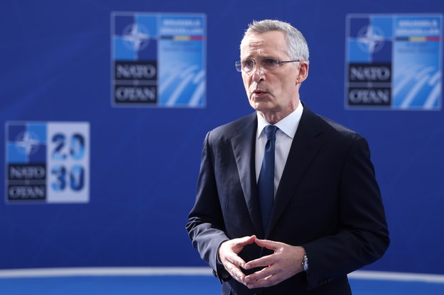 Sekretarz generalny NATO Jens Stoltenberg /KENZO TRIBOUILLARD /PAP/EPA