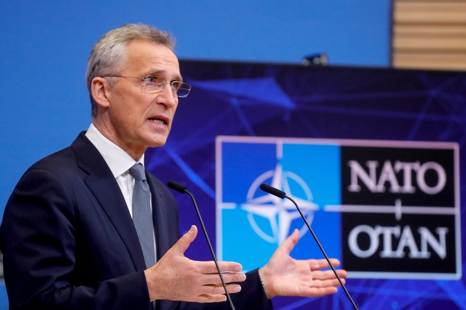 Sekretarz generalny NATO Jens Stoltenberg /STEPHANIE LECOCQ  /PAP/EPA