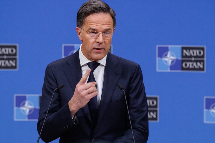 Sekretarz generalny NATO Mark Rutte z wizytą w Polsce (zdjęcie poglądowe) /OLIVIER MATTHYS    /PAP