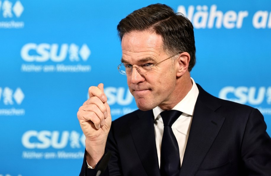 Sekretarz generalny NATO Mark Rutte (zdjęcie poglądowe) /RONALD WITTEK /PAP/EPA