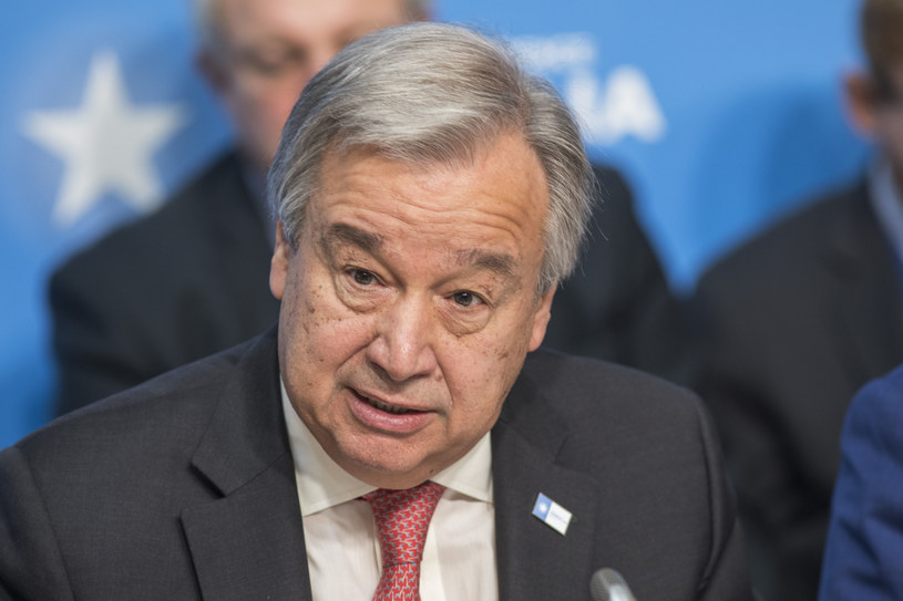 Sekretarz Generalny ONZ António Guterres /JACK HILL / AFP /AFP