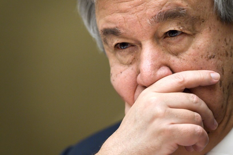 Sekretarz generalny ONZ Antonio Guterres / FABRICE COFFRINI /AFP