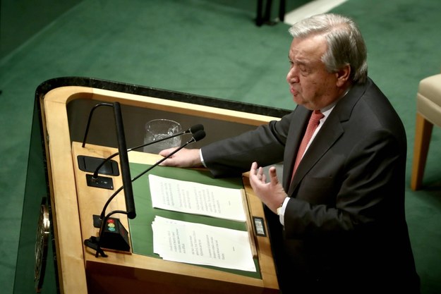Sekretarz generalny ONZ Antonio Guterres / 	Valery Sharifulin    /PAP/ITAR-TASS