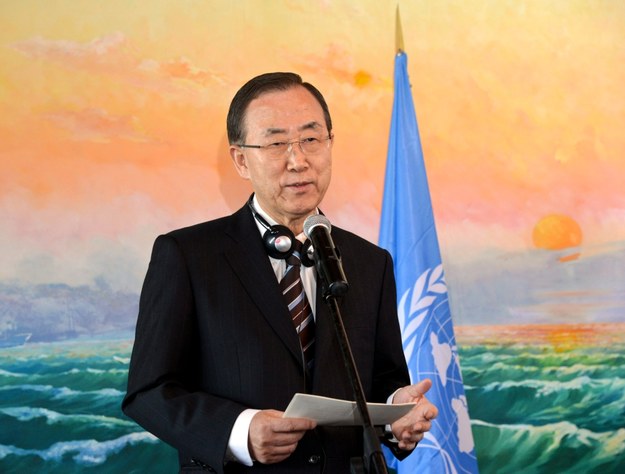 Sekretarz generalny ONZ Ban Ki Mun /ANTONIO SILVA    /PAP/EPA
