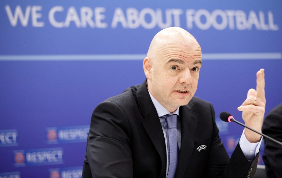 Sekretarz generalny UEFA Gianni Infantino /GEORG HOCHMUTH /PAP/EPA
