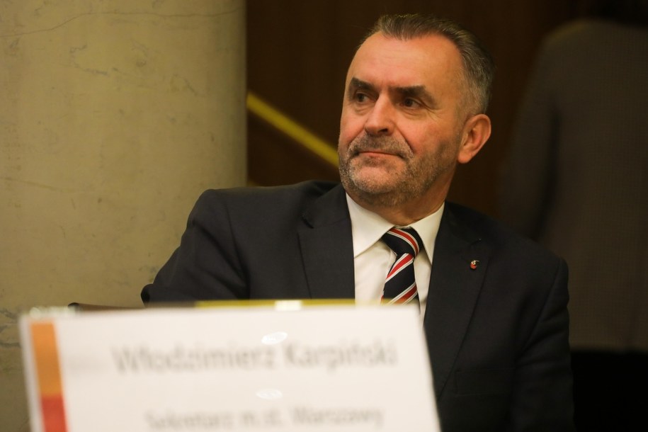 Sekretarz m.st. Warszawy Włodzimierz Karpiński podczas LXXII Sesji Rady m.st. Warszawy - listopad 2022 r. /Albert Zawada /PAP