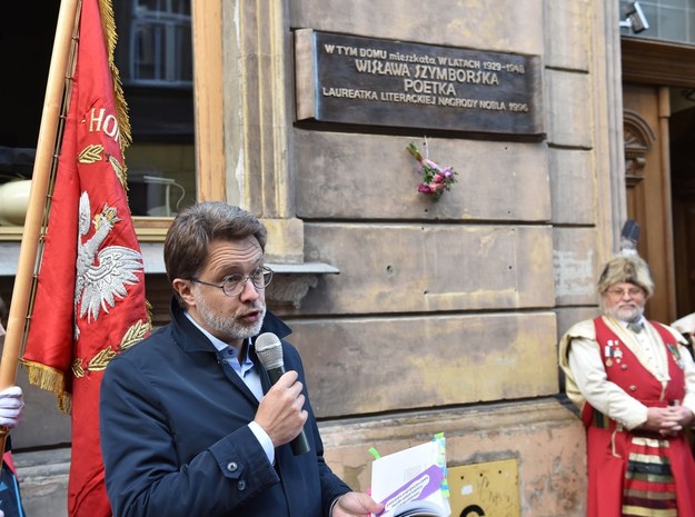 Sekretarz poetki Michał Rusinek /Jacek Bednarczyk /PAP