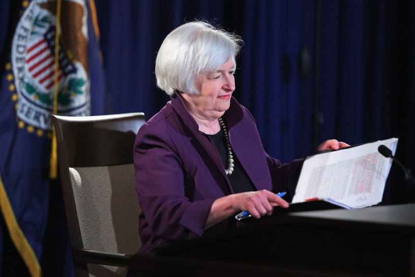 Sekretarz skarbu USA Janet Yellen. /AFP
