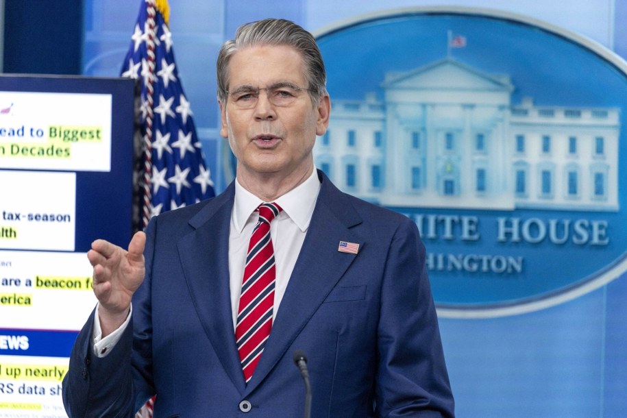 Sekretarz skarbu USA Scott Bessent /Pool/ABACA/Abaca/East News /East News
